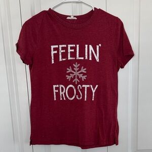 Maurices Burgundy Knit Top